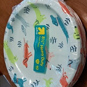Dachshund Paper Plates Set Of 2 40 Ct/ BU DLE ONLY 2 OR MORE ITEMS